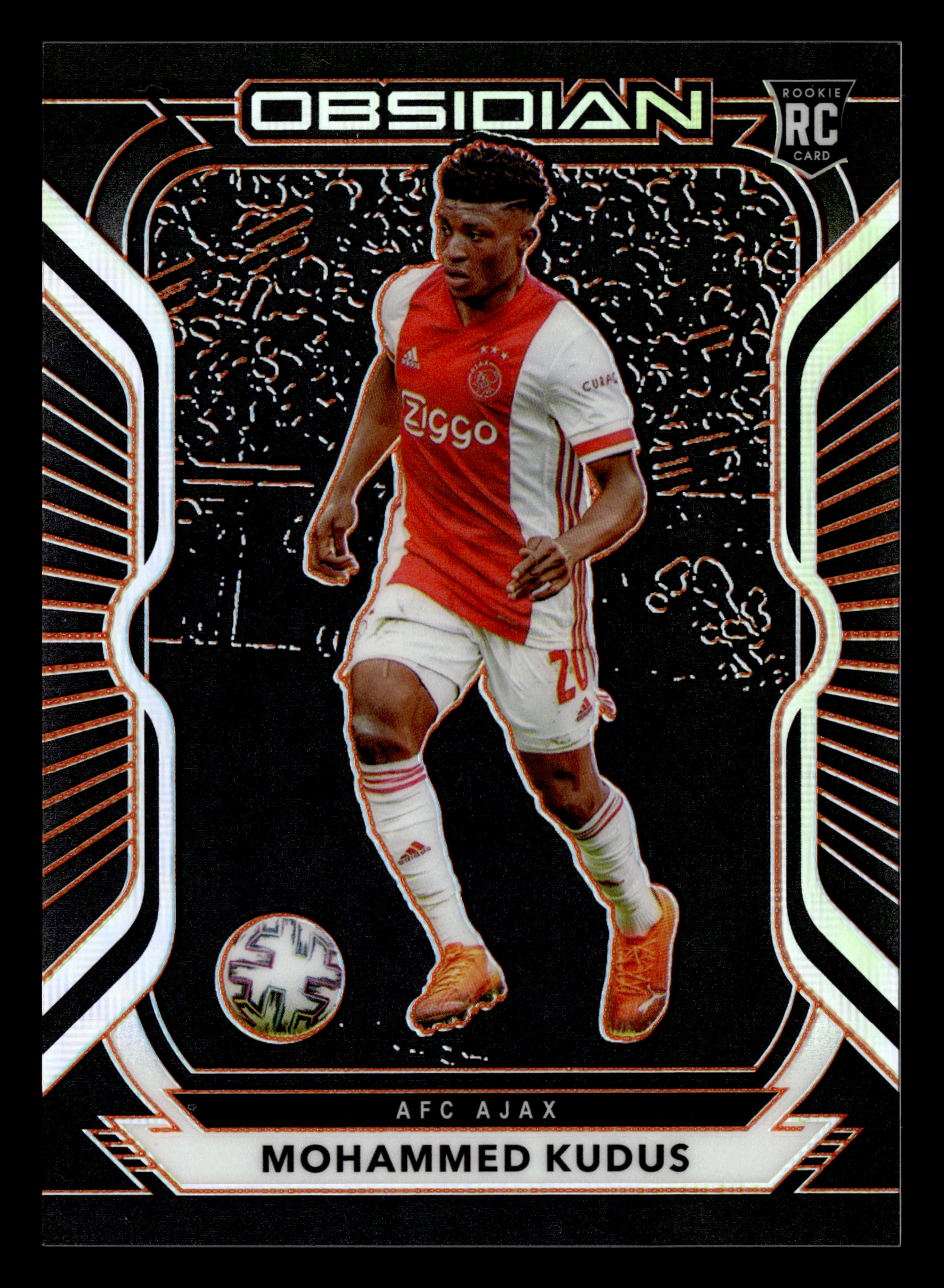 2020-21 Panini Obsidian #48 Mohammed Kudus Orange #/50