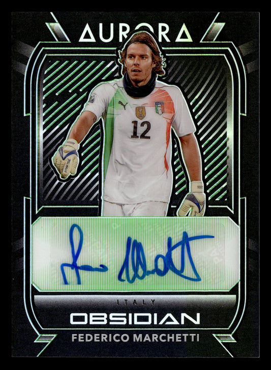 2020-21 Panini Obsidian #AU-FMA Federico Marchetti Aurora Autographs Green #/25