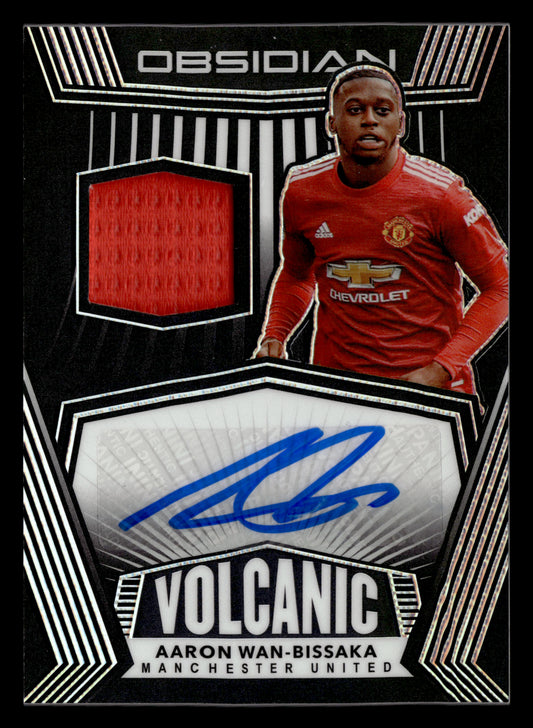 2020-21 Panini Obsidian #VO-AWB Aaron Wan-Bissaka Volcanic Mat Signatures #/149