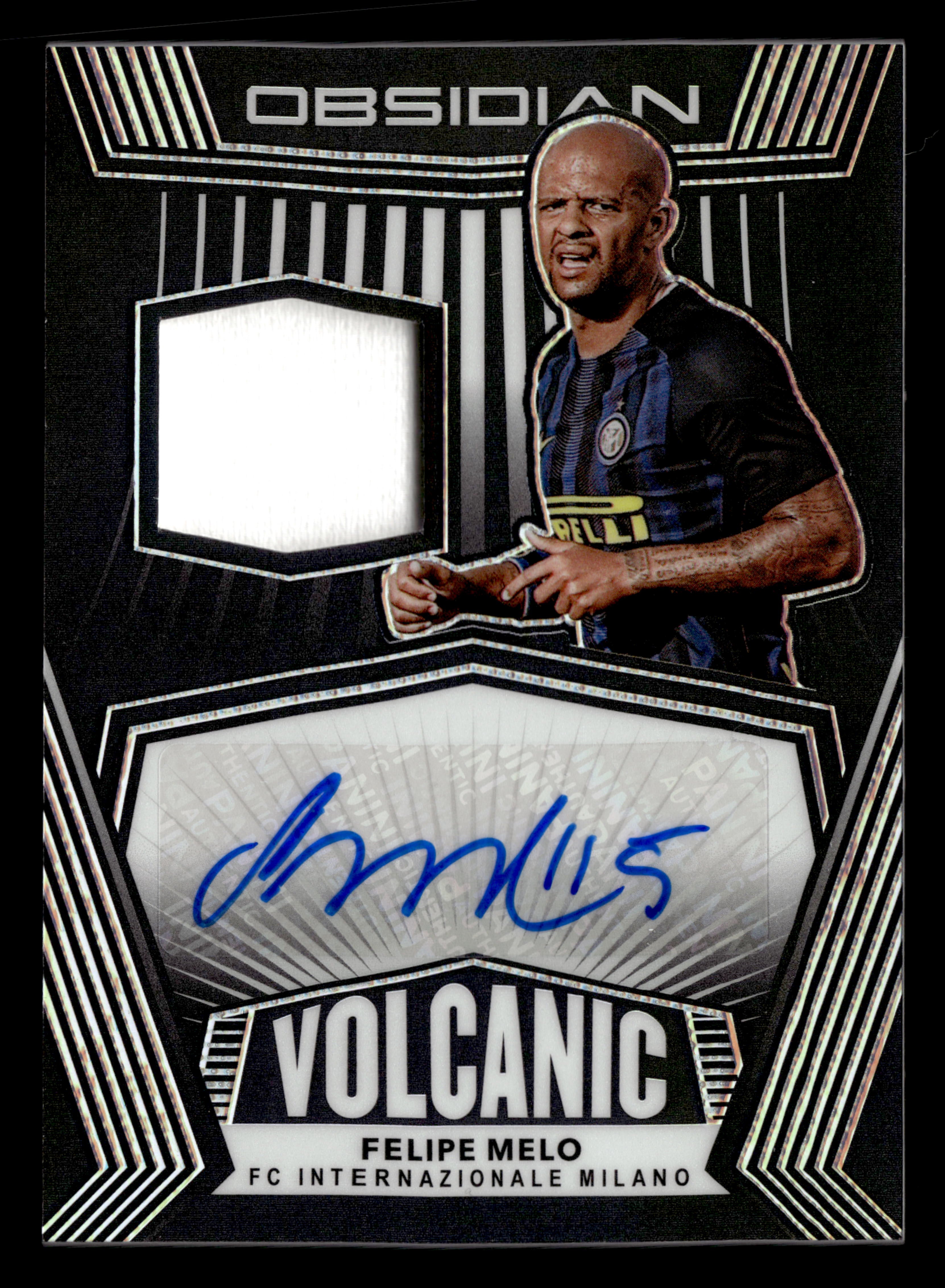 2020-21 Panini Obsidian #VO-FM Felipe Melo Volcanic Material Signatures #/149