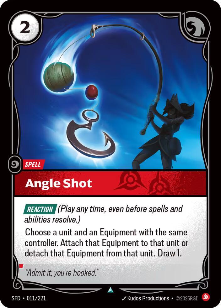 Riftbound TCG Spiritforged #011/221 Angle Shot Uncommon Normal