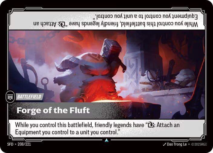 Riftbound TCG Spiritforged #208/221 Forge of the Fluft Uncommon Normal