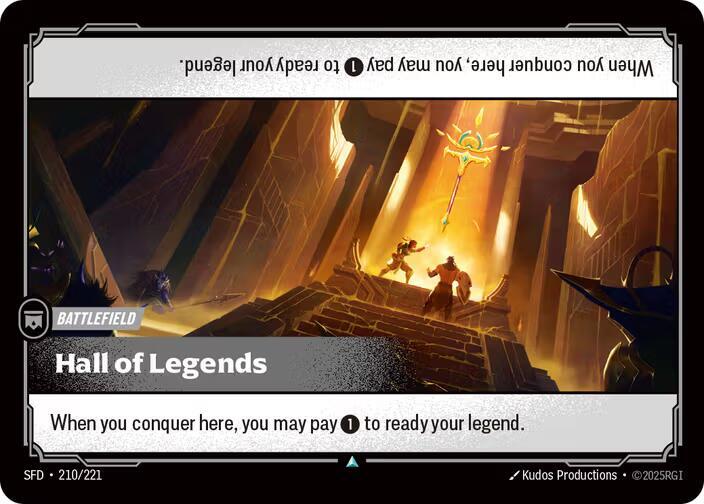Riftbound TCG Spiritforged #210/221 Hall of Legends Uncommon Normal