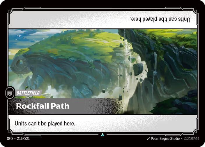 Riftbound TCG Spiritforged #216/221 Rockfall Path Uncommon Normal