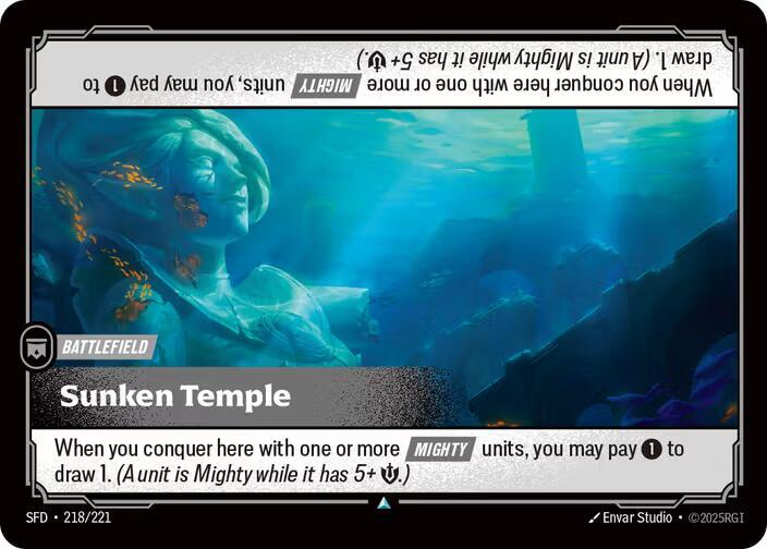 Riftbound TCG Spiritforged #218/221 Sunken Temple Uncommon Foil