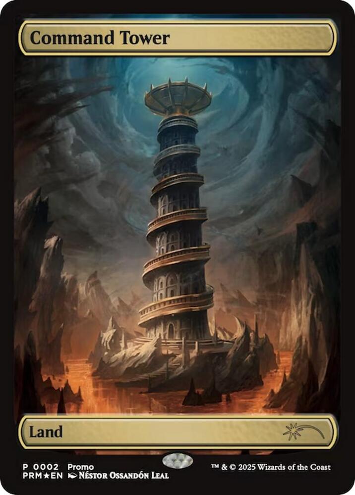 MTG WPN & Gateway Promos 2 Command Tower P NM Foil