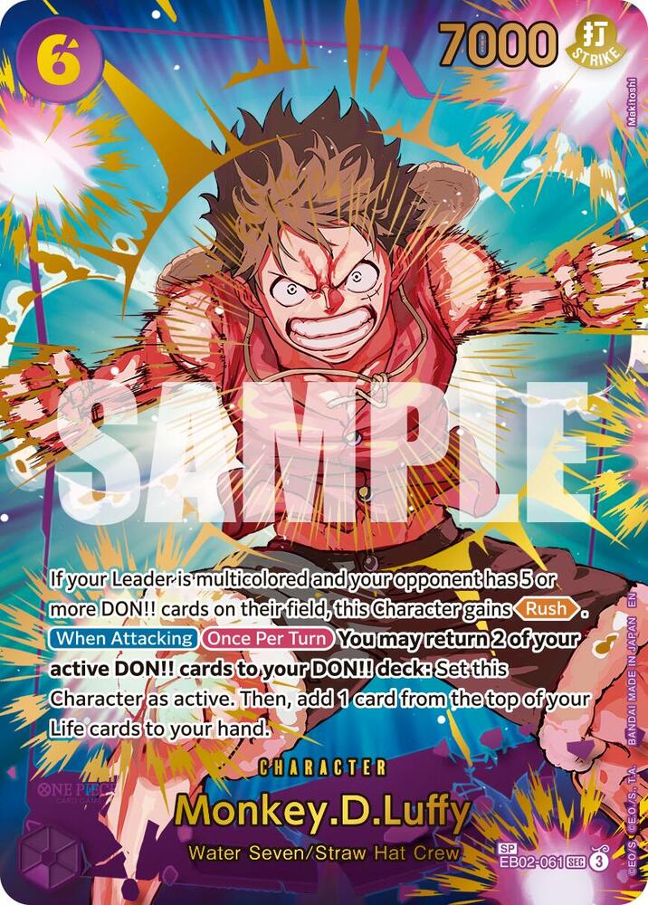Monkey.D.Luffy EB02-061 (Premium Booster -The Best- Vol. 2)  - Special Foil