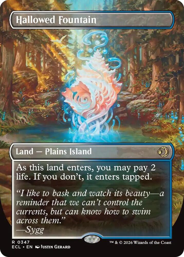 Hallowed Fountain 347/273 (Lorwyn Eclipsed)  - Borderless