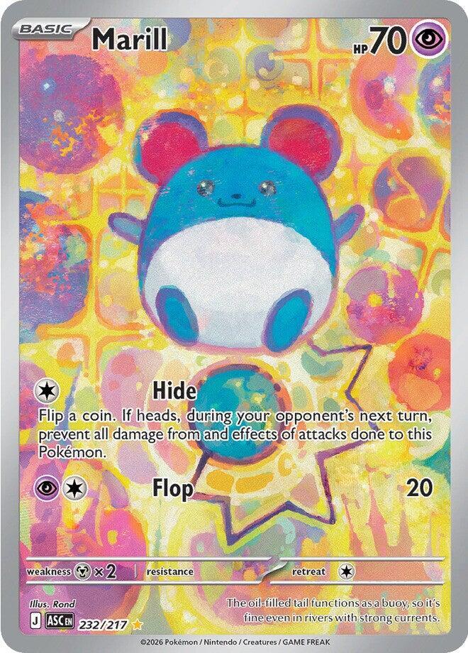 2026 Pokemon ME: Ascended Heroes 232/217 Marill - Illustration Rare