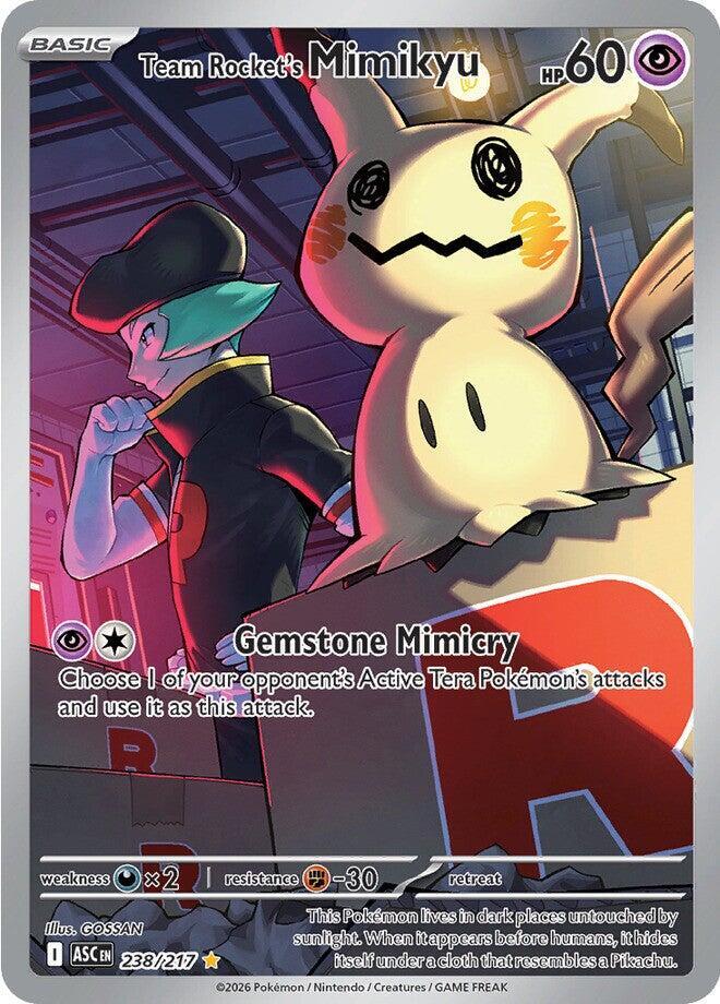 2026 Pokemon ME: Ascended Heroes 238/217 Team Rocket's Mimikyu - IR
