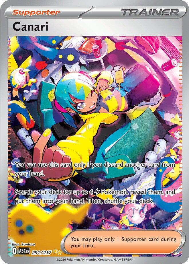 2026 Pokemon ME: Ascended Heroes 291/217 Canari - Special Illustration Rare