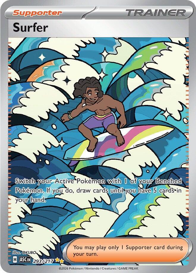 2026 Pokemon ME: Ascended Heroes 293/217 Surfer - SIR