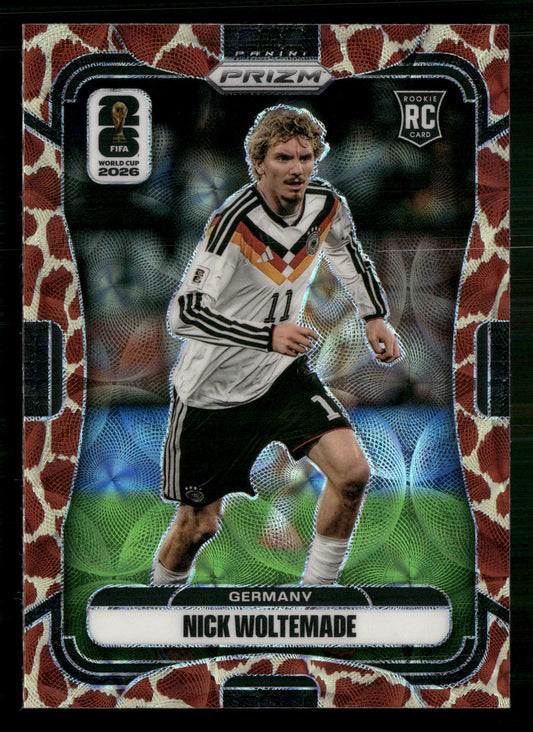 2026 Panini Prizm FIFA World Cup #56 Nick Woltemade Choice Giraffe Prizms