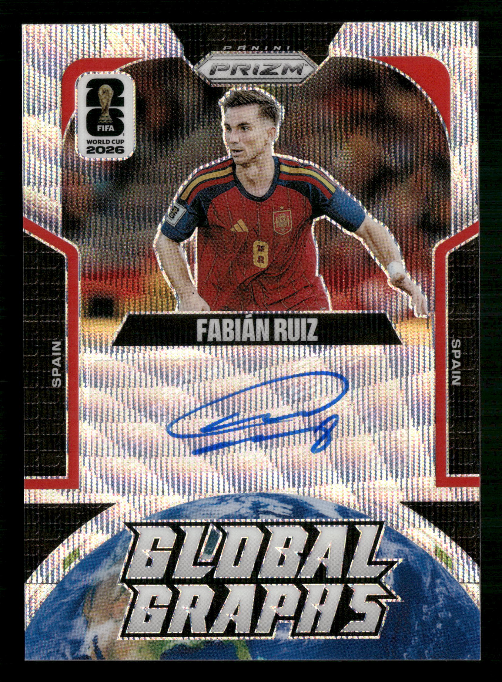 2026 Panini Prizm FIFA World Cup #GG-FR Fabian Ruiz Global Graphs