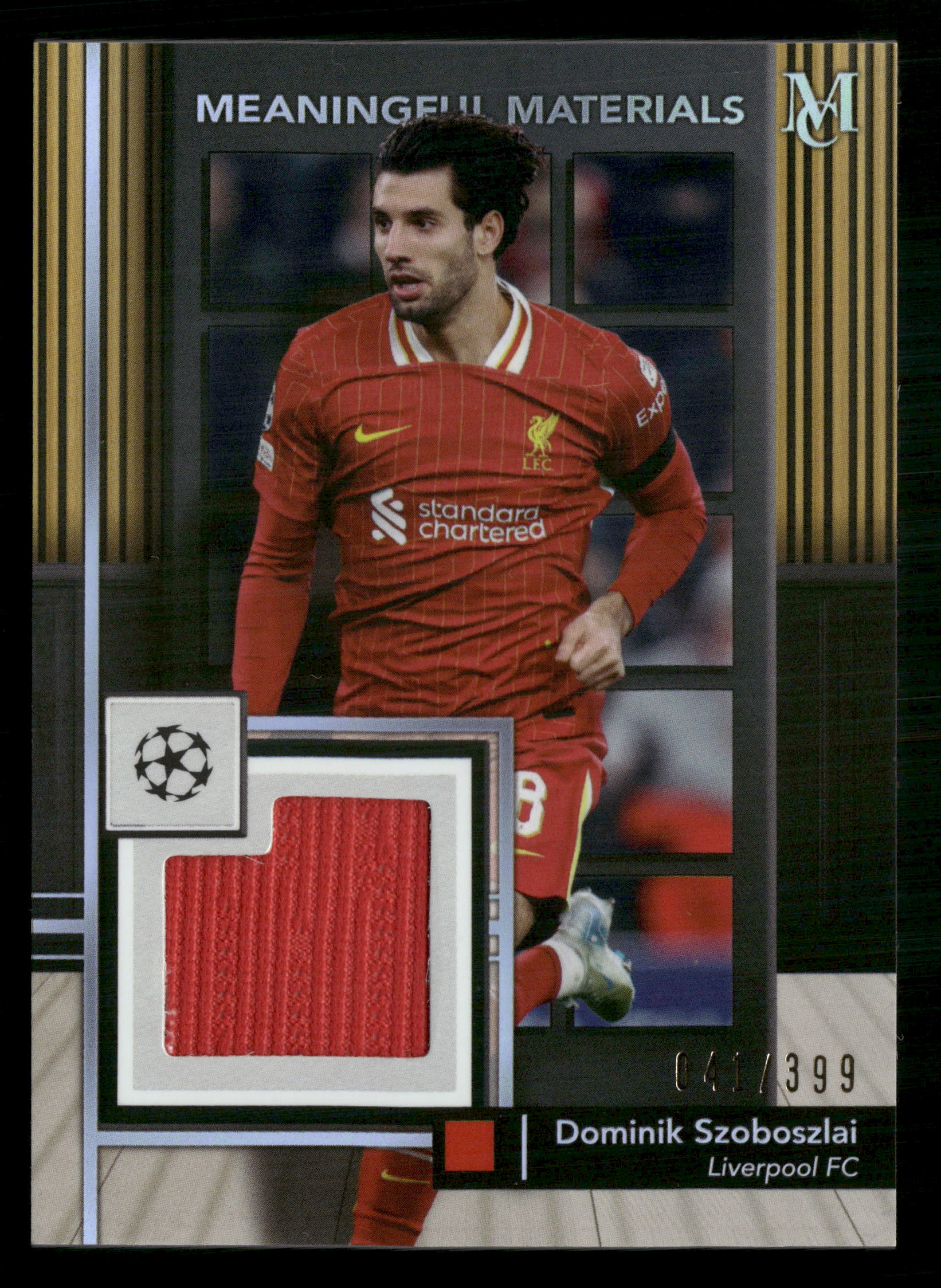 2024-25 Museum Collection UCC #MMSR-DS Szoboszlai Meaningful Material #/199