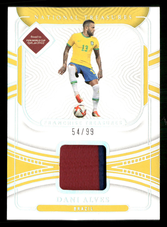 2022 NT FIFA Road to World Cup #FT-ALV Dani Alves Franchise Treasures #/99