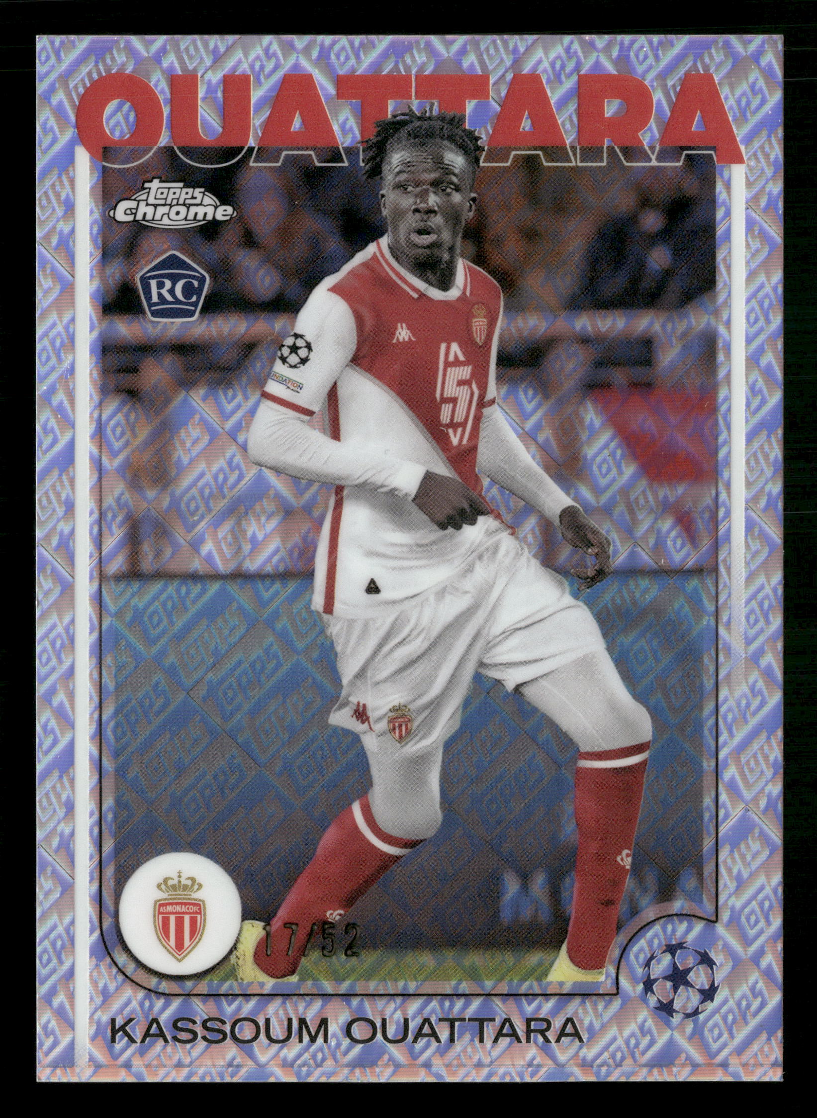 2024-25 Chrome UEFA CC #103 Kassoum Ouattara ToppsFractor #/52
