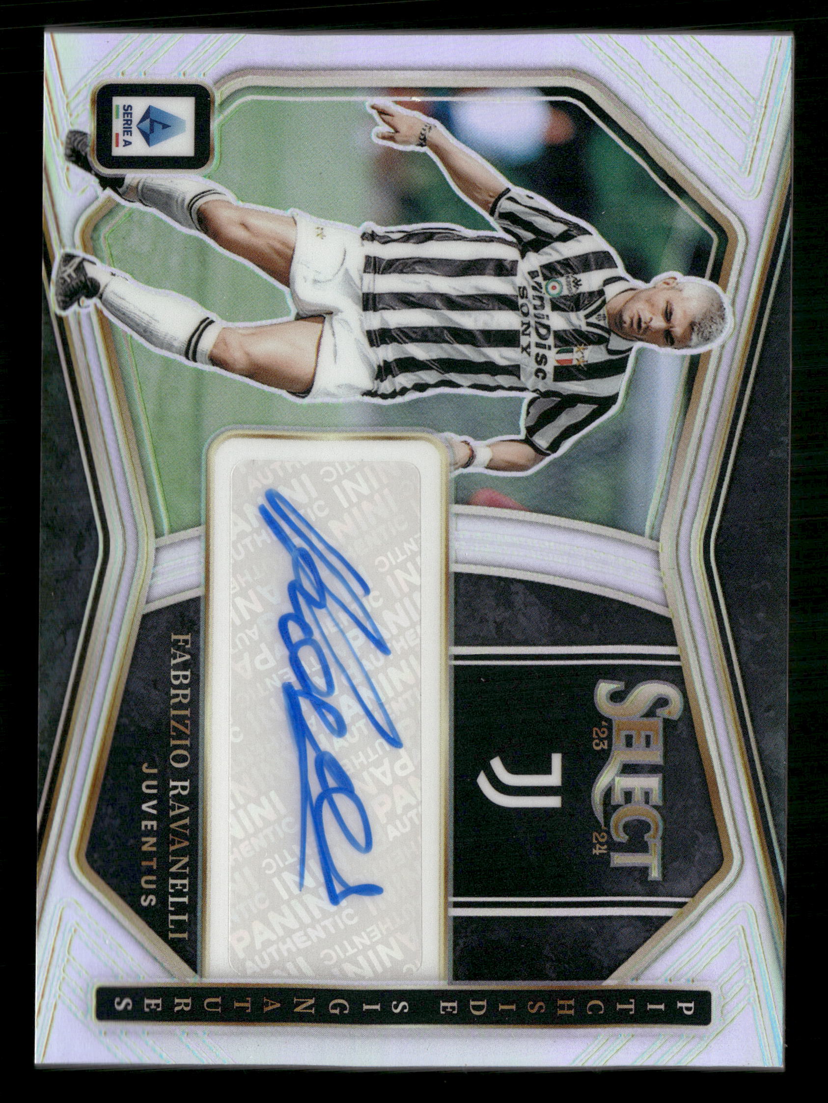 2023-24 Panini Select Serie A #PS-FR Fabrizio Ravanelli Pitchside Signatures