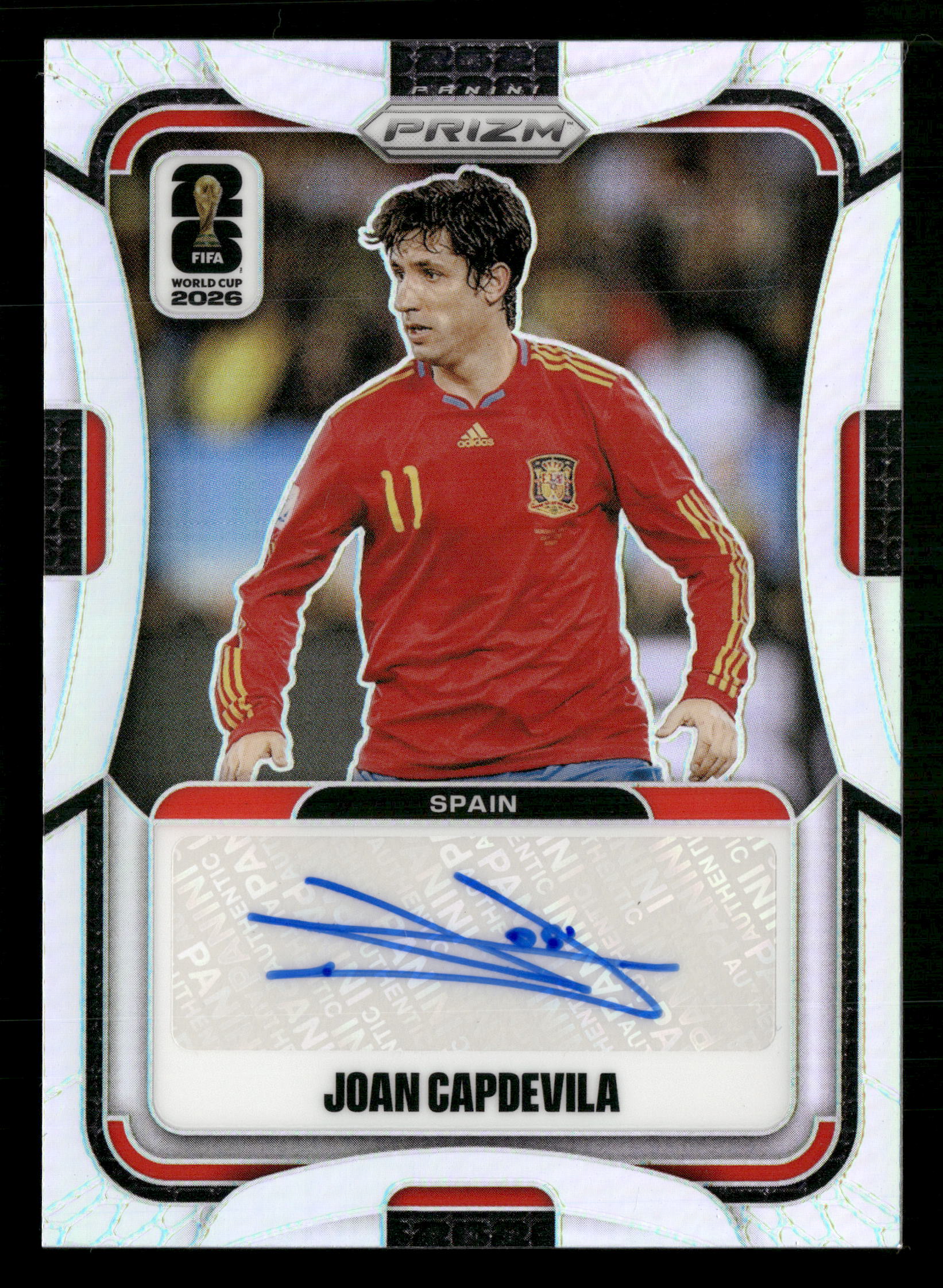 2026 Prizm FIFA World Cup #S-JC Joan Capdevila Auto Silver #/75
