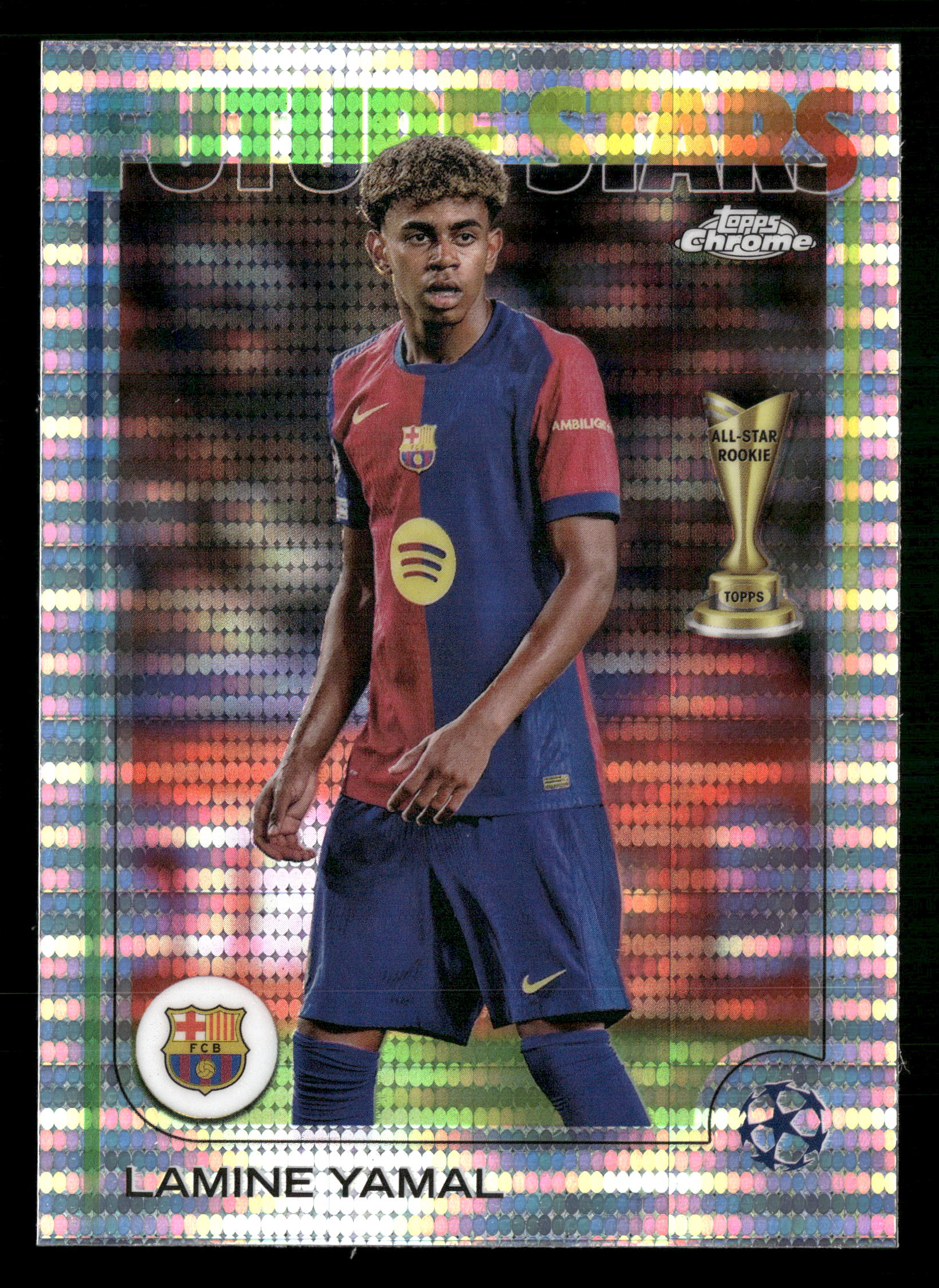 2024-25 Topps UEFA Club Competitions #27 Lamine Yamal Future Stars Pulsar