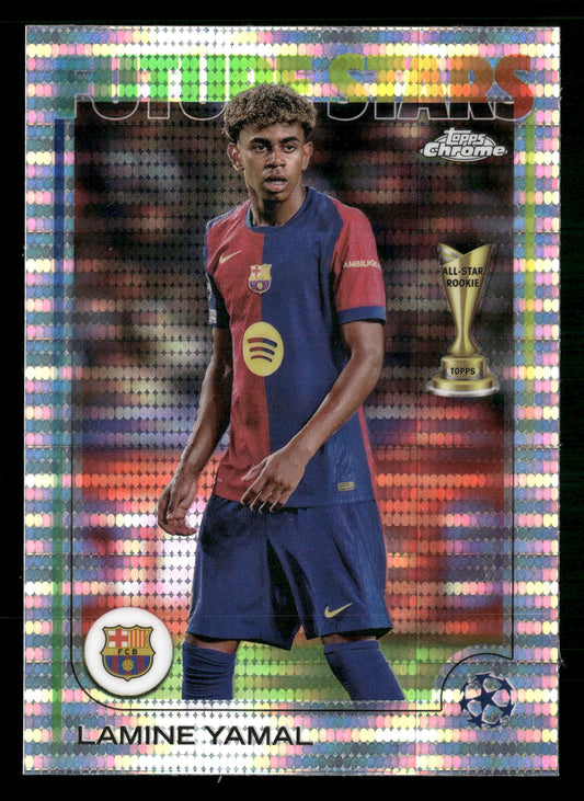 2024-25 Topps UEFA Club Competitions #27 Lamine Yamal Future Stars Pulsar
