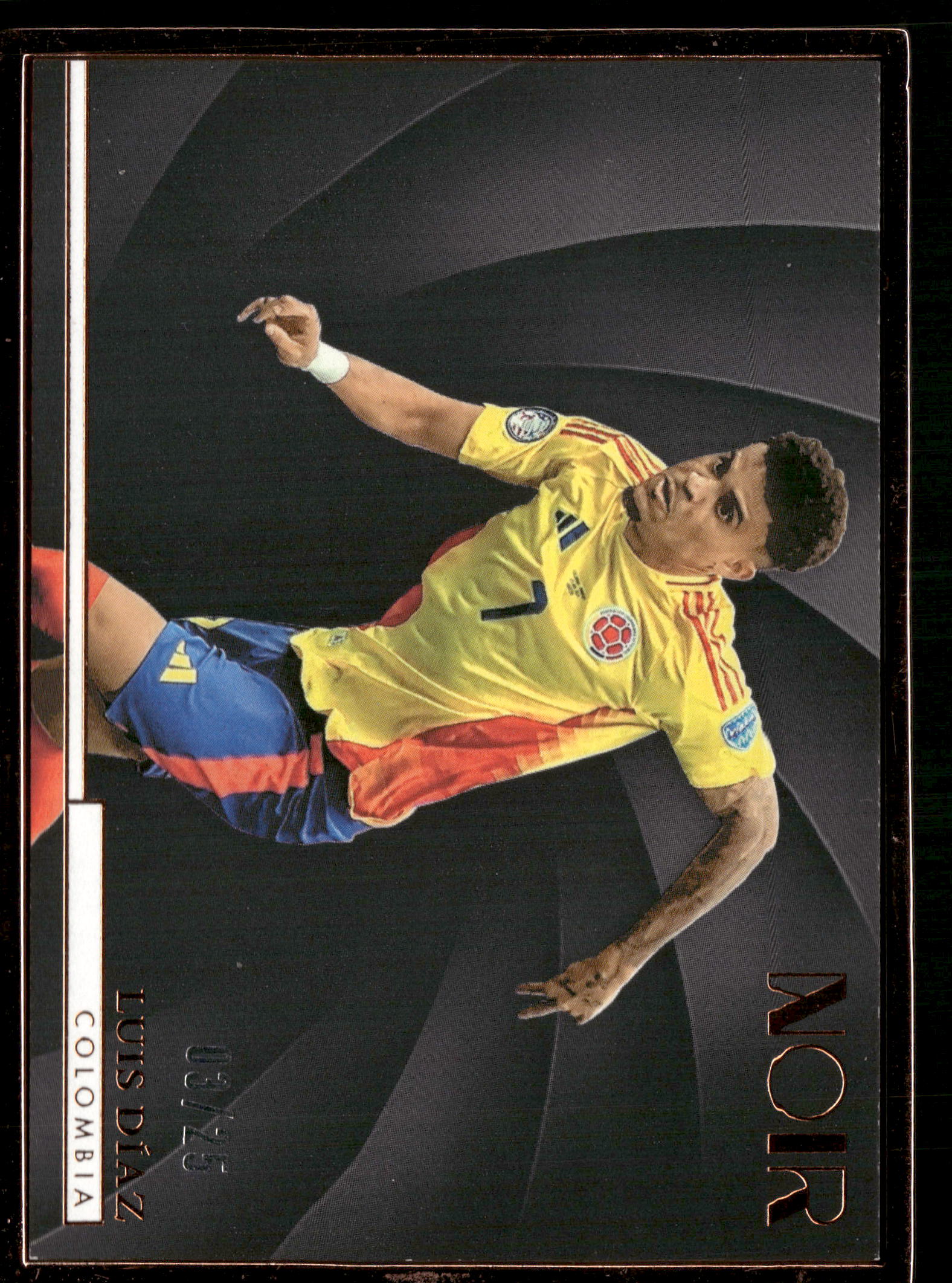 2024-25 Panini Noir #177 Luis Diaz Bronze Frame #/25