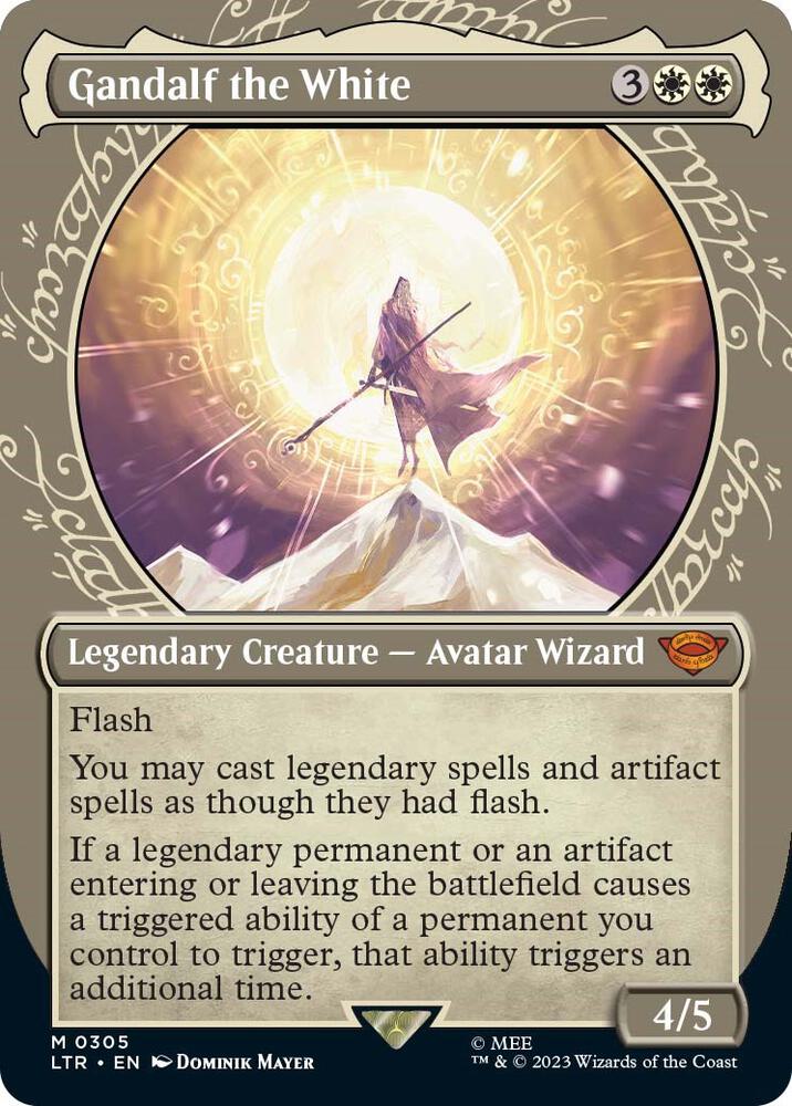 Gandalf the White 305 (Universes Beyond: The Lord of the Rings: Tales of Middle-earth)  - Showcase