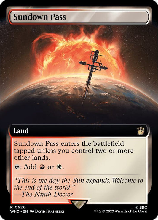 Sundown Pass 520/331 (Universes Beyond: Doctor Who)  - Extended Art