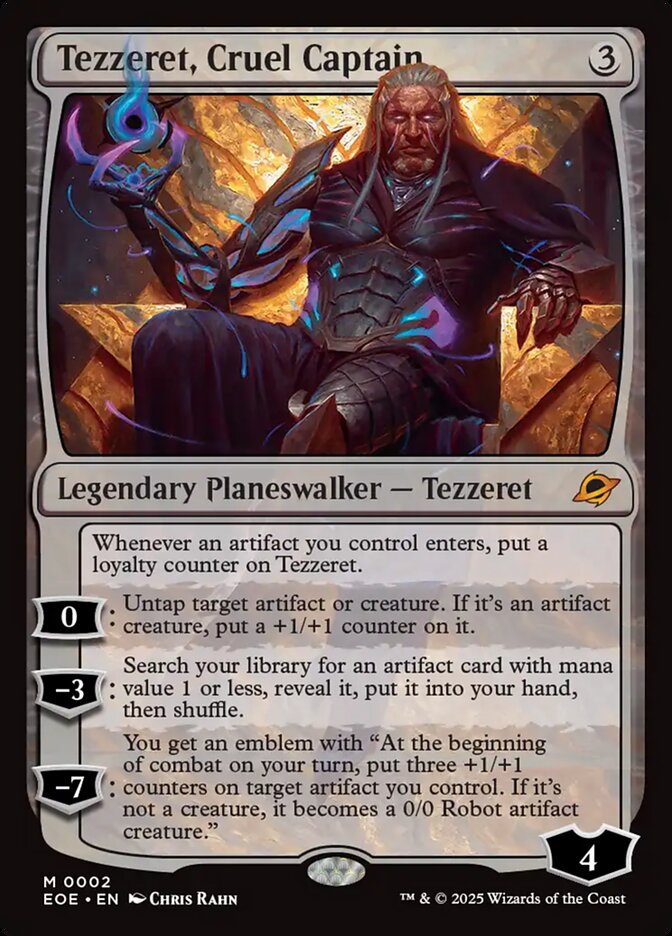 Tezzeret, Cruel Captain 2 (Edge of Eternities) 