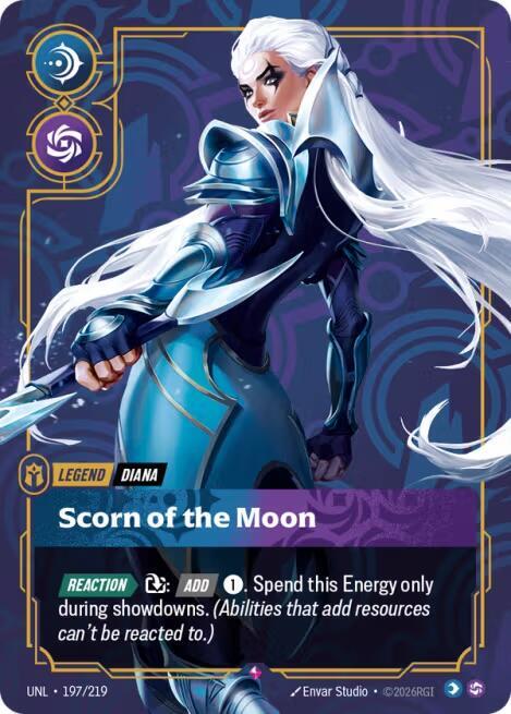 Riftbound TCG Unleashed #197/219 Diana - Scorn of the Moon Rare