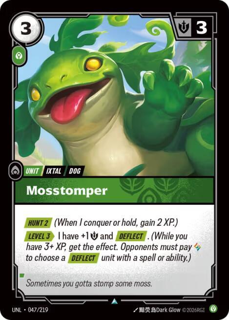 Riftbound TCG Unleashed #047/219 Mosstomper Uncommon Foil