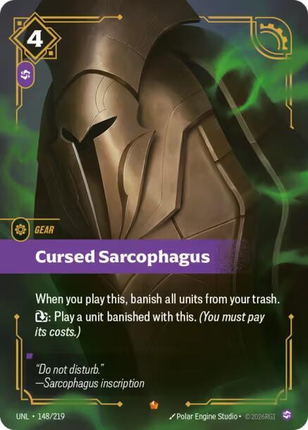 Riftbound TCG Unleashed #148/219 Cursed Sarcophagus Epic