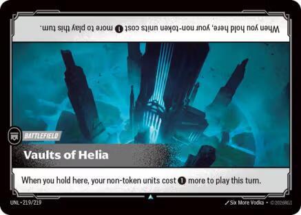 Riftbound TCG Unleashed #219/219 Vaults of Helia Uncommon Foil