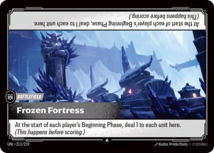 Riftbound TCG Unleashed #212/219 Frozen Fortress Uncommon