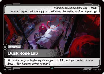 Riftbound TCG Unleashed #209/219 Dusk Rose Lab Uncommon
