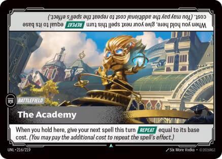 Riftbound TCG Unleashed #216/219 The Academy Uncommon Foil
