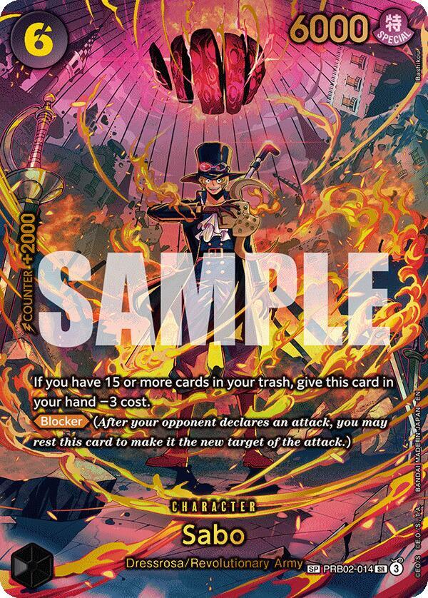 One Piece TCG PRB02-014 Sabo (PRB02-014) (SP) SR Character NM