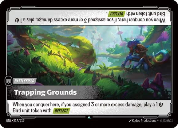 Riftbound TCG Unleashed #217/219 Trapping Grounds Uncommon Foil