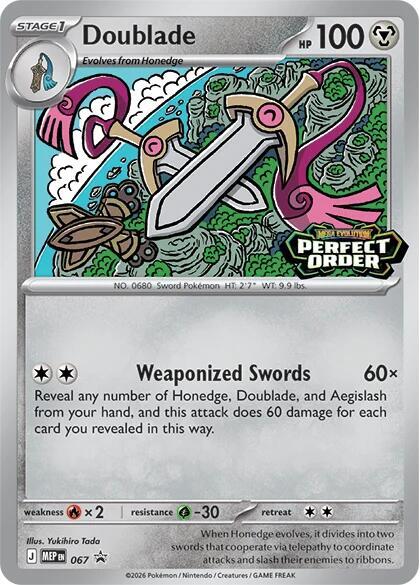 2025 Pokemon ME: Mega Evolution Promo 067 Doublade - 067 Promo
