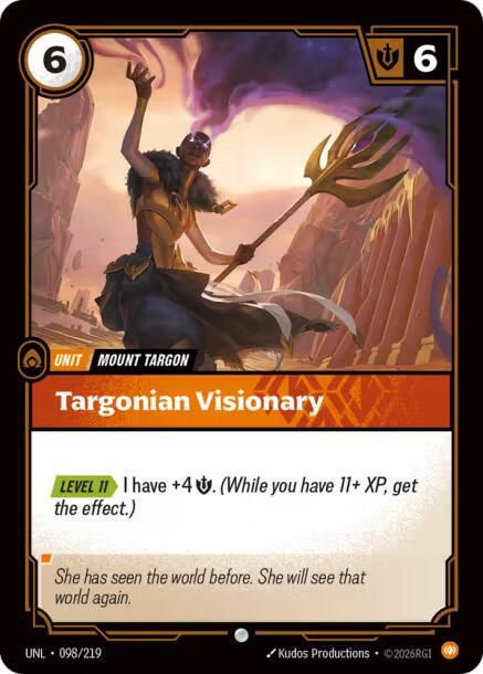 Riftbound TCG Unleashed #098/219 Targonian Visionary Common