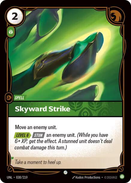 Riftbound TCG Unleashed #038/219 Skyward Strike Common Foil