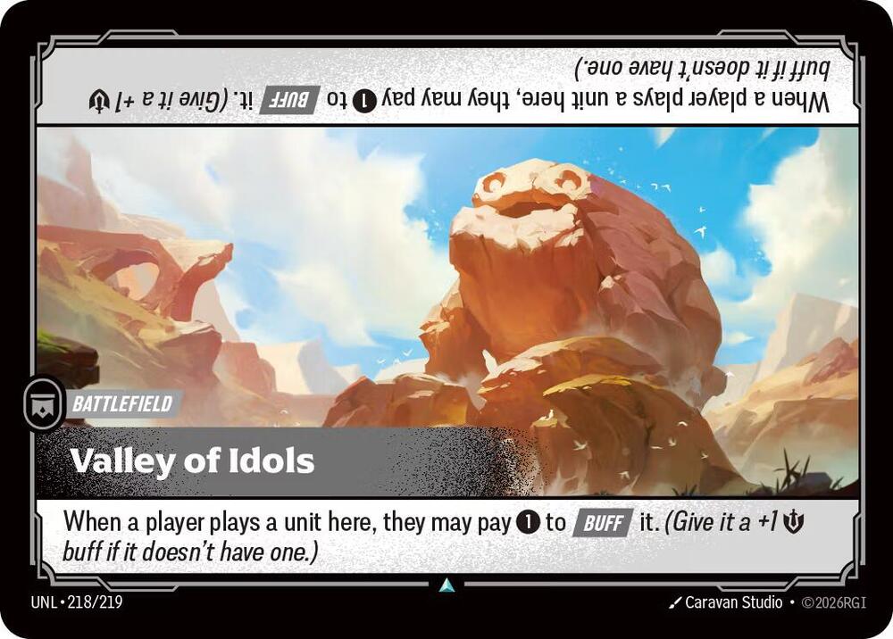 Riftbound TCG Unleashed #218/219 Valley of Idols Uncommon Foil