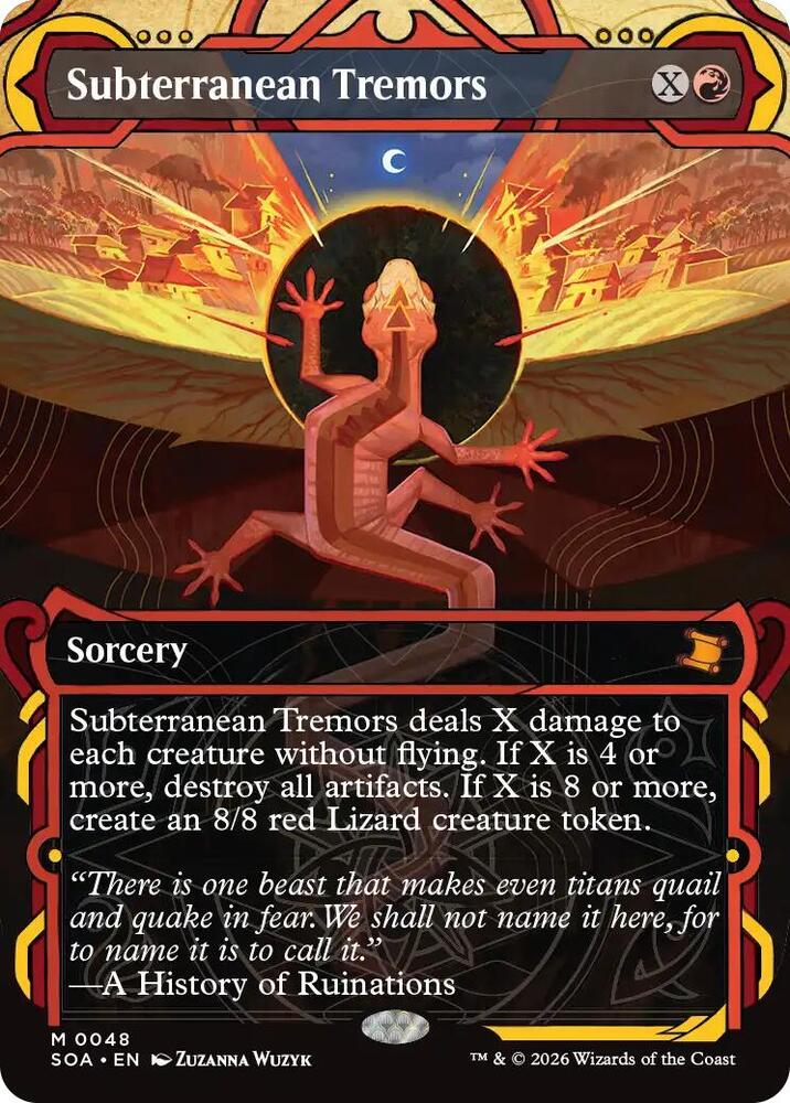 MTG Secrets of Strixhaven: Mystical Archive 48 Subterranean Tremors M NM