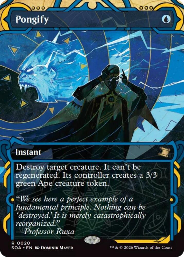 MTG Secrets of Strixhaven: Mystical Archive 20 Pongify R NM Foil
