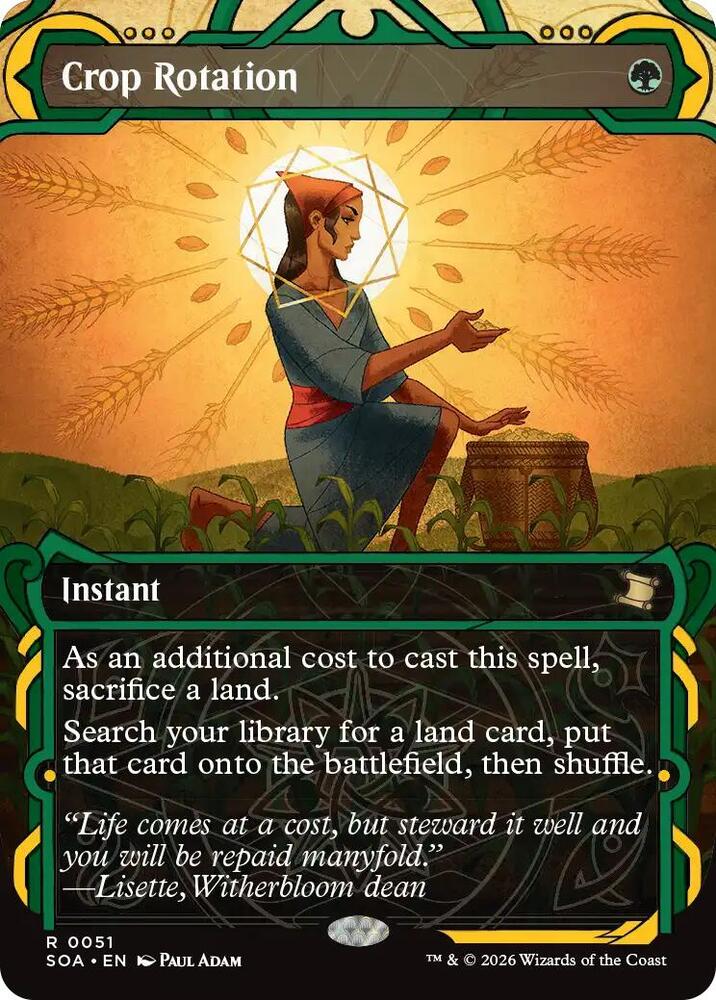 MTG Secrets of Strixhaven: Mystical Archive 51 Crop Rotation R NM