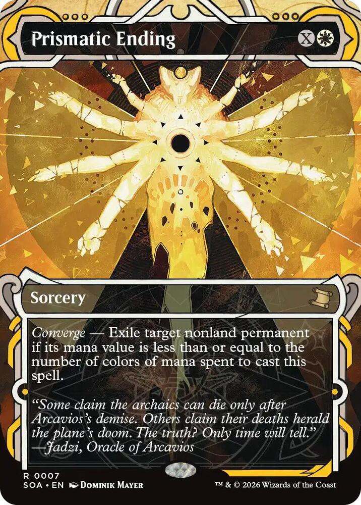 MTG Secrets of Strixhaven: Mystical Archive 7 Prismatic Ending R NM