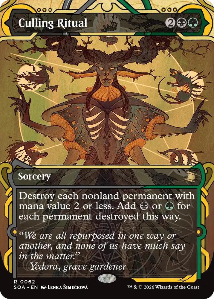 MTG Secrets of Strixhaven: Mystical Archive 62 Culling Ritual R NM
