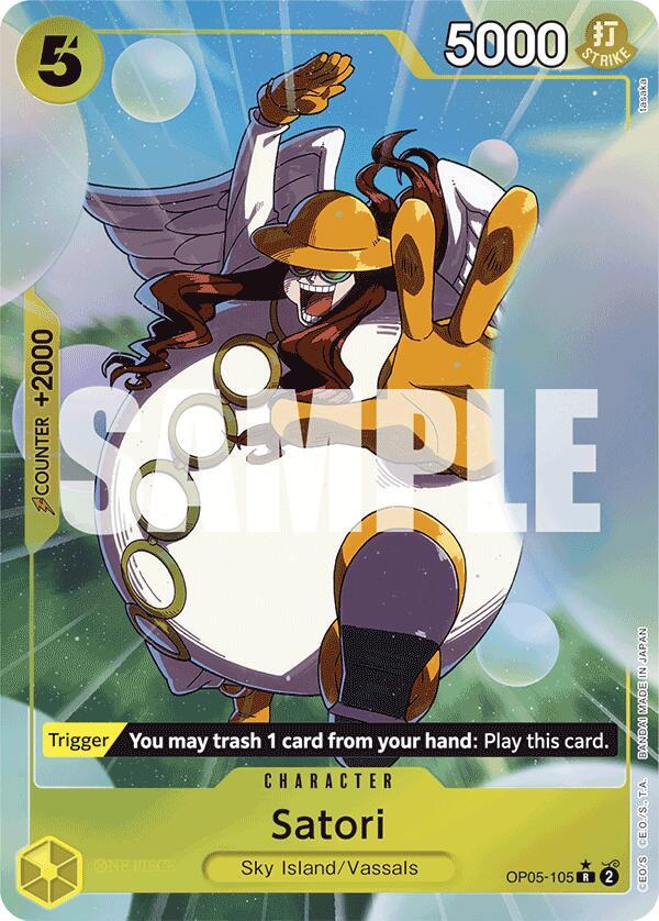 Satori OP05-105 (Premium Booster -The Best-)  - Alternate Art Foil