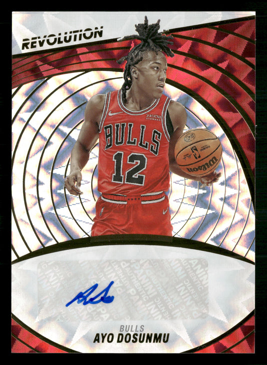 2022-23 Panini Revolution #A-AYO Ayo Dosunmu Autographs Fractal #/100