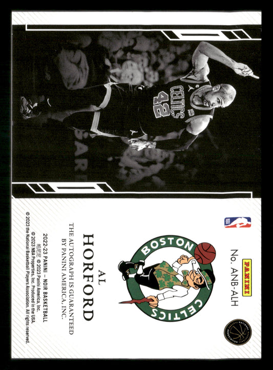 2022-23 Panini Noir #ANB-ALH Al Horford Auto Noir Black and White #/99